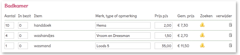uitzetlijst voor gebruikers verbeterd